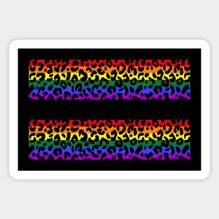 Equality LGBT Pride Awareness Leopard Print Magnet